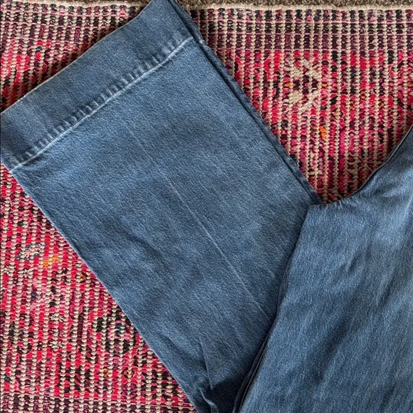 J. Crew Light Blue High-Rise Wide-Leg Jeans - Picture 8 of 9